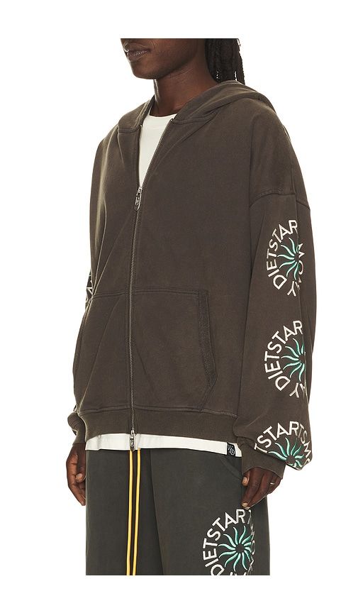 Sol Full Zip Hoodie in Black. - size L (also in M, S, XL/1X) - Diet Starts Monday - Modalova