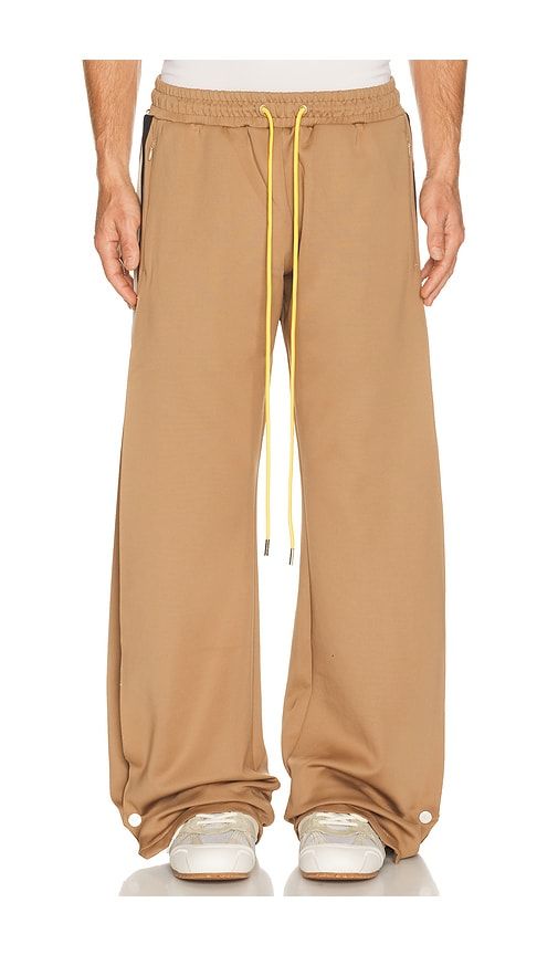 Striped Snap Pants in Brown. - size S (also in M, L, XL/1X) - Diet Starts Monday - Modalova