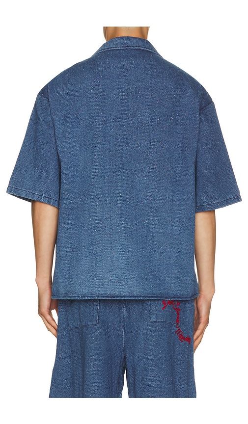 Dropoff Button Up Shirt in Blue. - size L (also in M, S) - Diet Starts Monday - Modalova