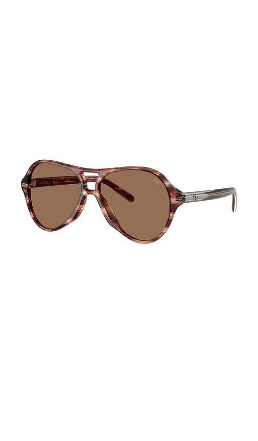 Diesel Aviator Sunglasses in Brown - Diesel - Modalova