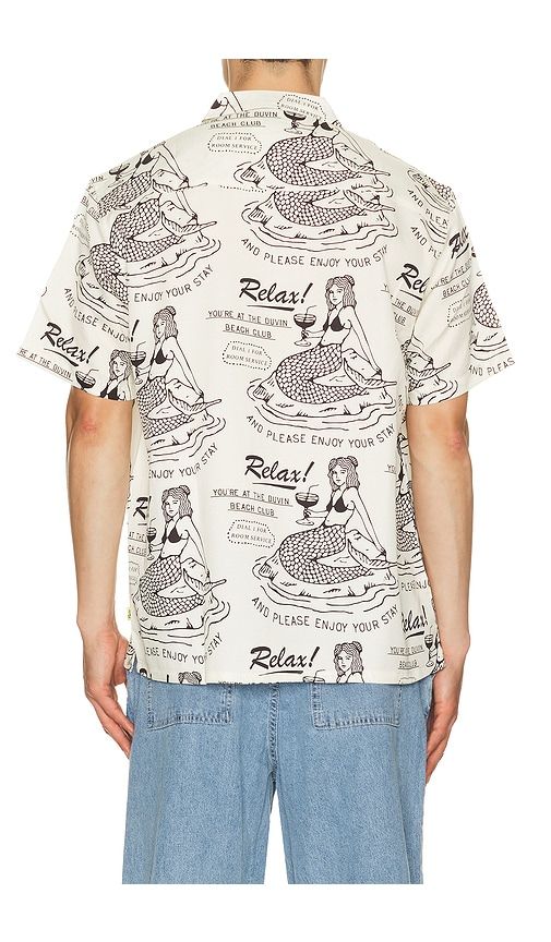 Relax Button Up Shirt in Cream. - size L (also in M, S) - Duvin Design - Modalova