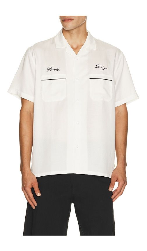 Dolphin Rider Buttonup in White. - size L (also in M, S, XL/1X) - Duvin Design - Modalova