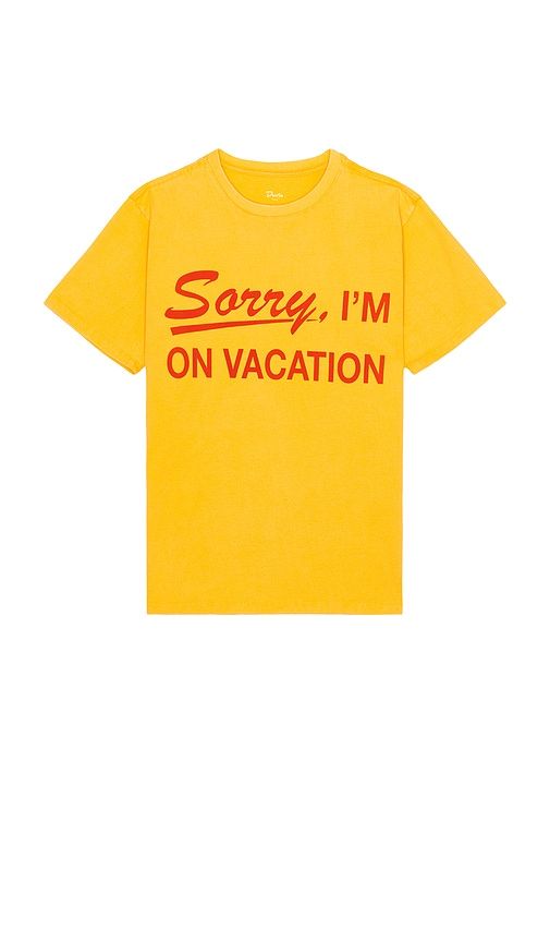 Airplane Mode Tee in Mustard. - size L (also in M, S, XL/1X) - Duvin Design - Modalova