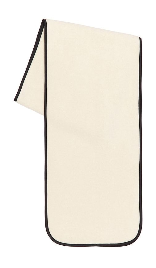 The Polar Fleece Scarf in Black,White - DONNI. - Modalova