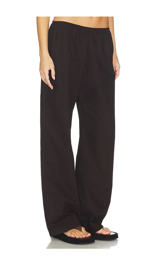 The Pop Simple Pant in Chocolate. - size S (also in XS) - DONNI. - Modalova