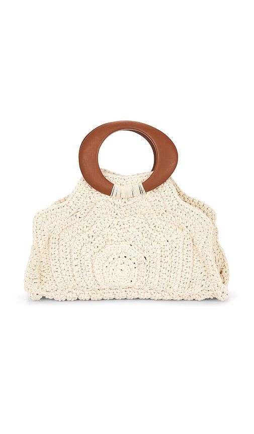 Maren Crochet Top Handle Bag in Cream - Dolce Vita - Modalova