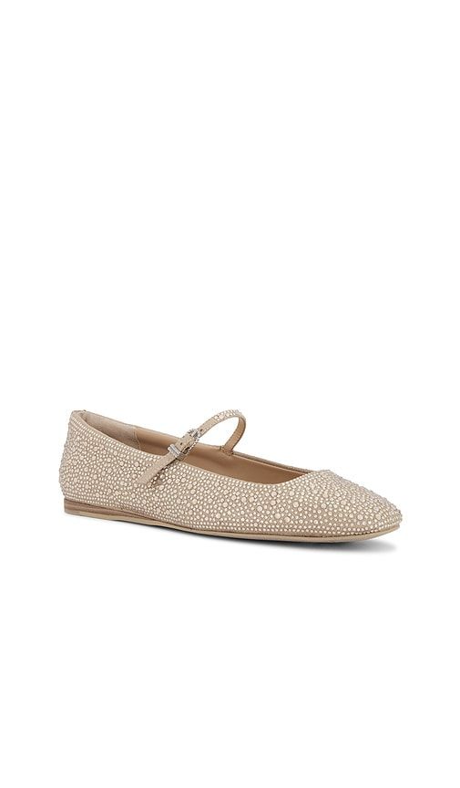 Reyes Crystal Flat in Metallic Gold. - size 10 (also in 9.5) - Dolce Vita - Modalova