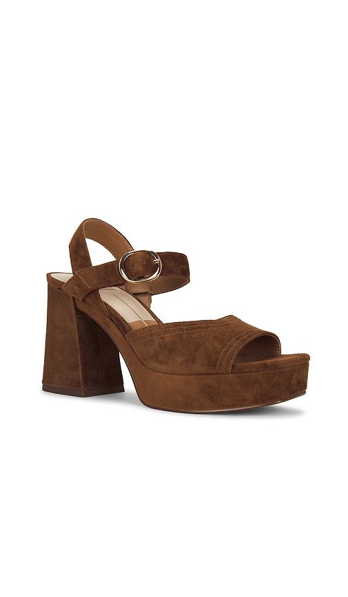 Fatima Platform Sandal in Chocolate. - size 10 (also in 6, 6.5, 7, 7.5, 8, 8.5, 9, 9.5) - Dolce Vita - Modalova
