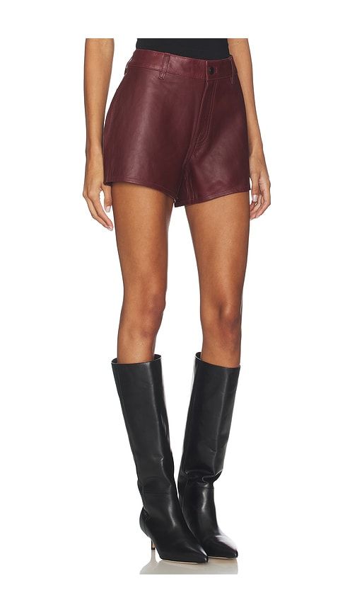 Zoie Leather Short in Red. - size 26 (also in 27, 29, 31) - DL1961 - Modalova