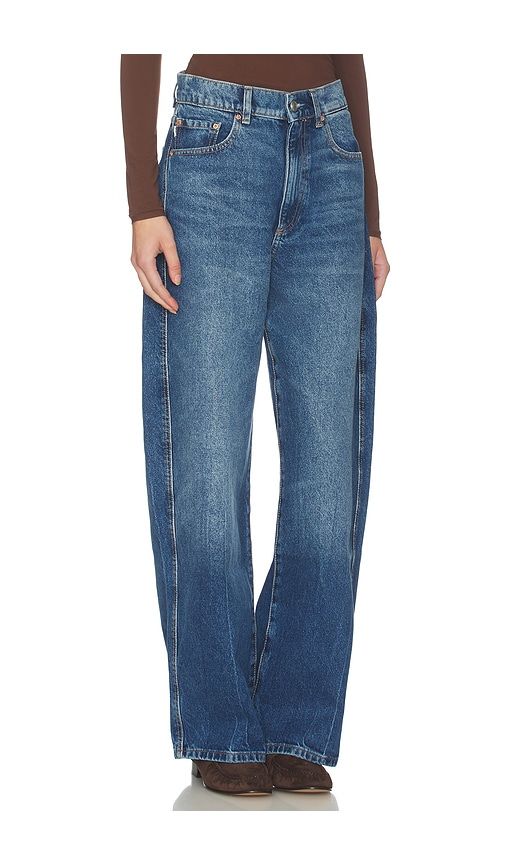 Taylor High Rise Relaxed Barrel Jeans in Blue. - size 33 (also in 34) - DL1961 - Modalova