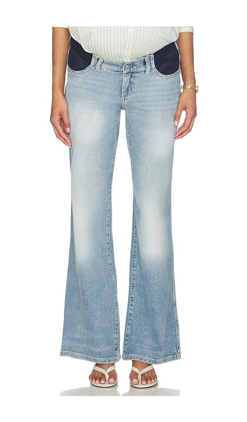 Desi Boot Maternity Jeans in Blue. - size 23 (also in 24, 25, 26, 28, 29, 31, 32) - DL1961 - Modalova