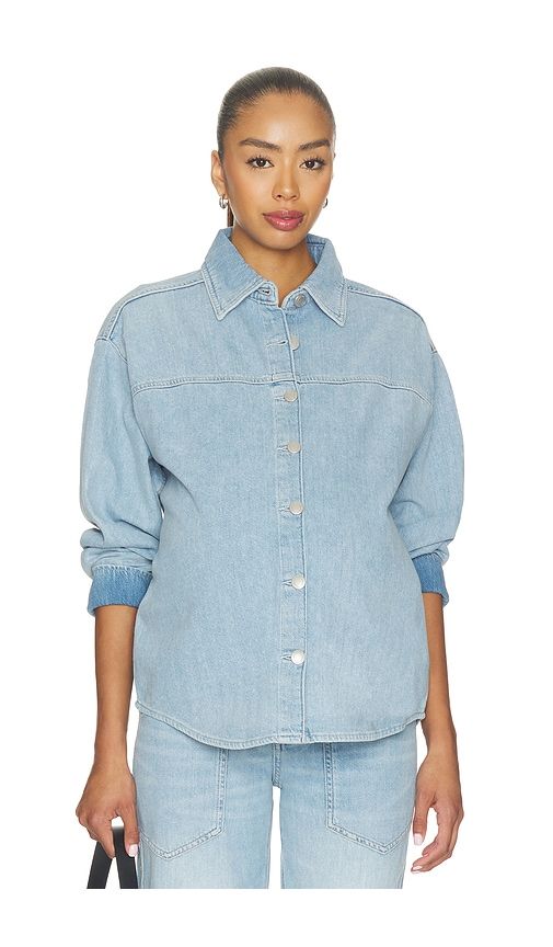 X Bumpsuit Addison Maternity Overshirt in Blue. - size L (also in M, S, XS) - DL1961 - Modalova