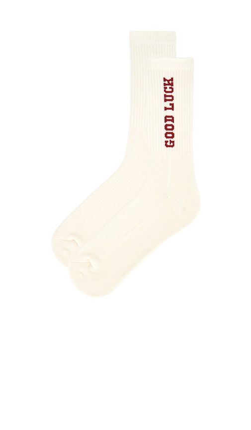 Darlin Good Luck Sock in White - Darlin - Modalova