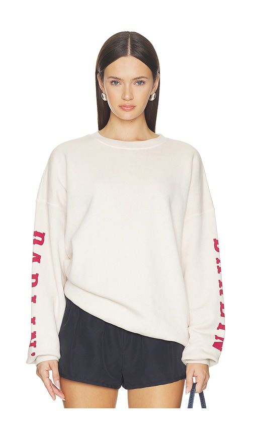 Frontier Crewneck Sweatshirt in Cream. - size L (also in M, S, XS) - Darlin - Modalova