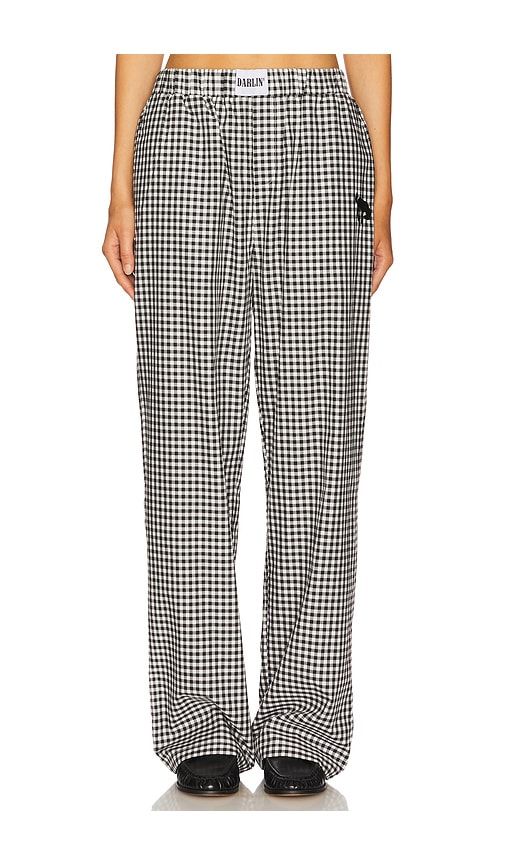 Gingham Pant in . - size L (also in M, S, XS) - Darlin - Modalova
