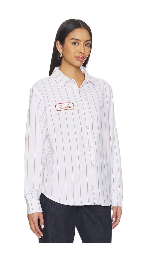 Mechanic Button Down Shirt in . - size L (also in M, S, XL, XS) - Darlin - Modalova