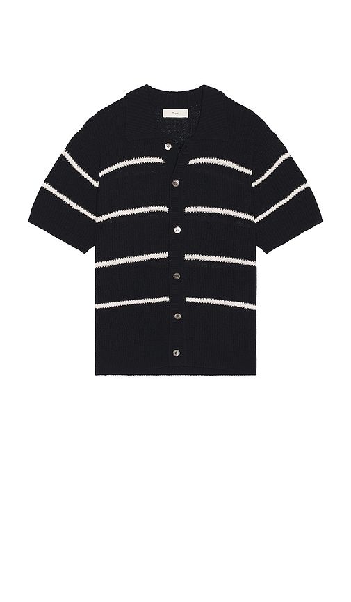 Shaker Stitch Open Collared Cardigan in . - size M (also in S) - Dunst - Modalova