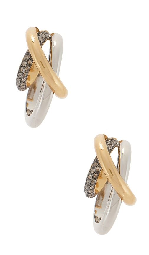 Aya Hoops in Metallic - Demarson - Modalova