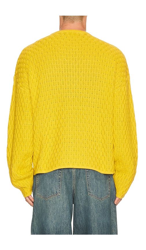 Badge Flat Knit Sweater in Mustard. - size L (also in M, S, XL/1X) - Daily Paper - Modalova