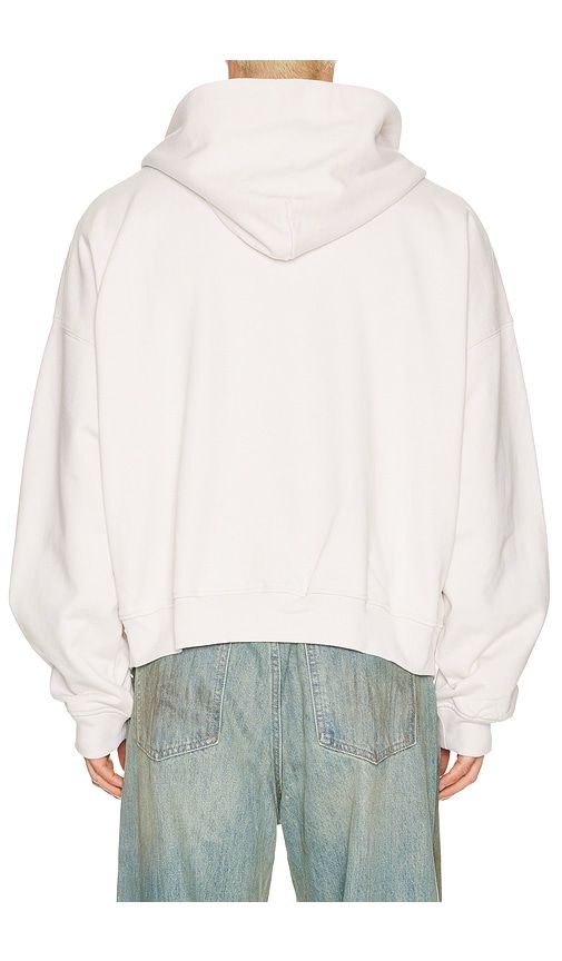 Hanging Letters Zip Up Hoodie in White. - size L (also in XL/1X) - DRMERS CLUB - Modalova