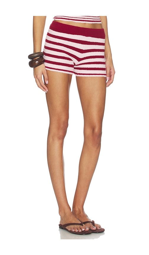 Boucle Micro Mini Shorts in ,Pink. - size L (also in M, XL, XS) - De Rococo - Modalova