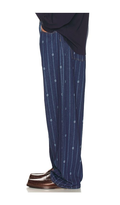 Le Jean Baggy Monogramme in Blue. - size L (also in XXL/2X) - DrÃ´le De Monsieur - Modalova