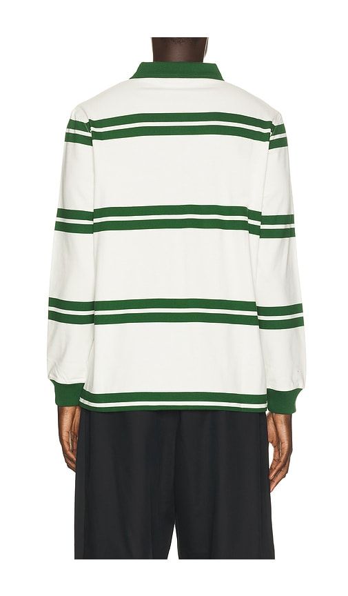 D Ornament Striped Polo in Green. - size S (also in M, L, XL/1X, XXL/2X) - DrÃ´le De Monsieur - Modalova