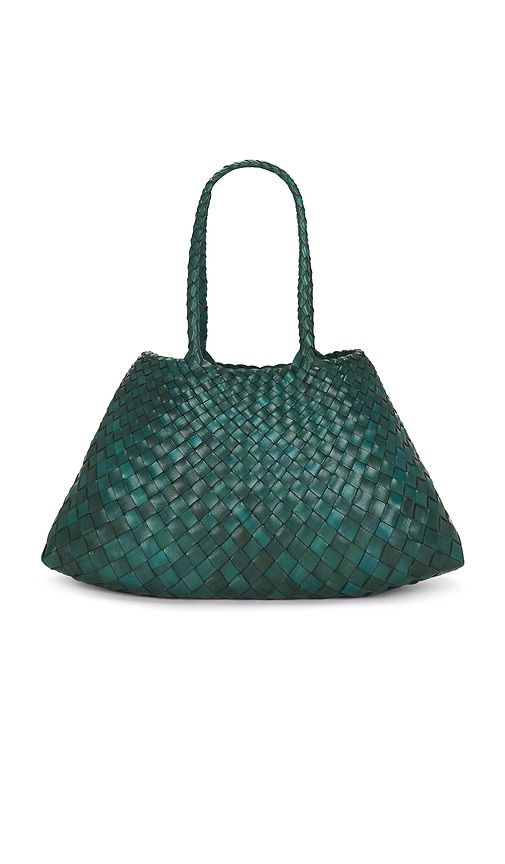 Santa Croce Large Bag in Green - Dragon Diffusion - Modalova
