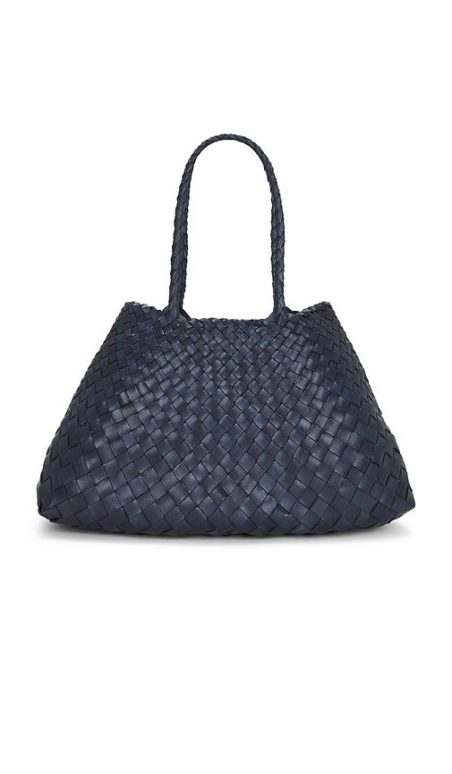 Santa Croce Large Bag in Navy - Dragon Diffusion - Modalova