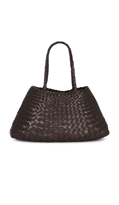 Santa Croce Large Tote in Chocolate - Dragon Diffusion - Modalova