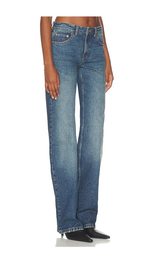 Echo High Straight Jeans in Blue. - size 24 (also in 25, 26, 27, 28, 29, 30, 31, 32) - Dr. Denim - Modalova