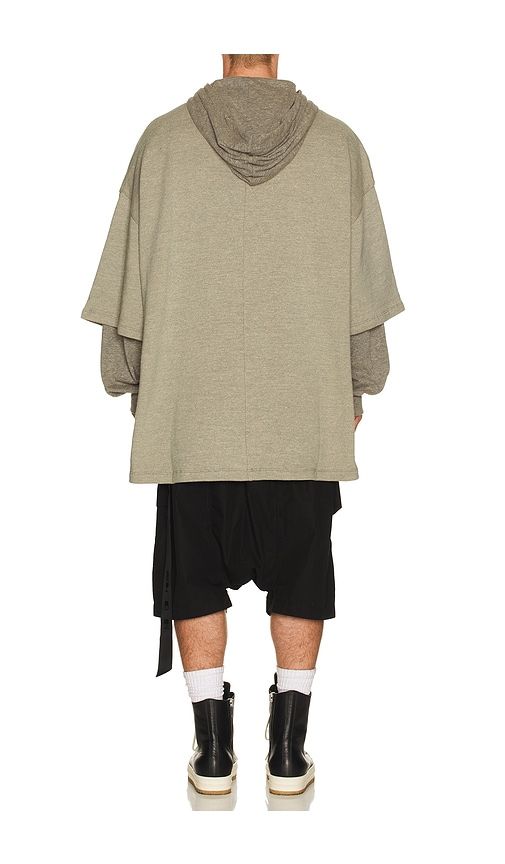 Tommy Hustler Hoodie in Grey - DRKSHDW by Rick Owens - Modalova