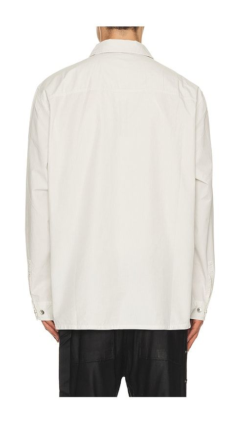 Jumbo Outershirt in White. - size L (also in M, S, XL/1X) - DRKSHDW by Rick Owens - Modalova