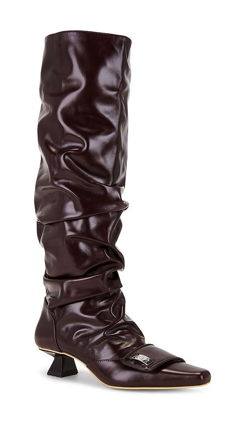 Gathered Boot in Burgundy. - size 37 (also in 38) - Dirt - Modalova