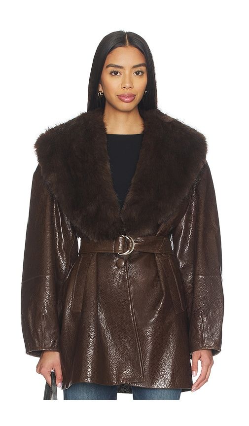 Nova Coat in Brown. - size M (also in XS) - Ducie - Modalova
