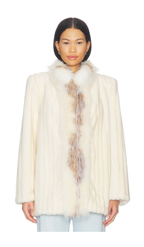 Sienna Fur Jacket in . - size M (also in S, XS) - Ducie - Modalova