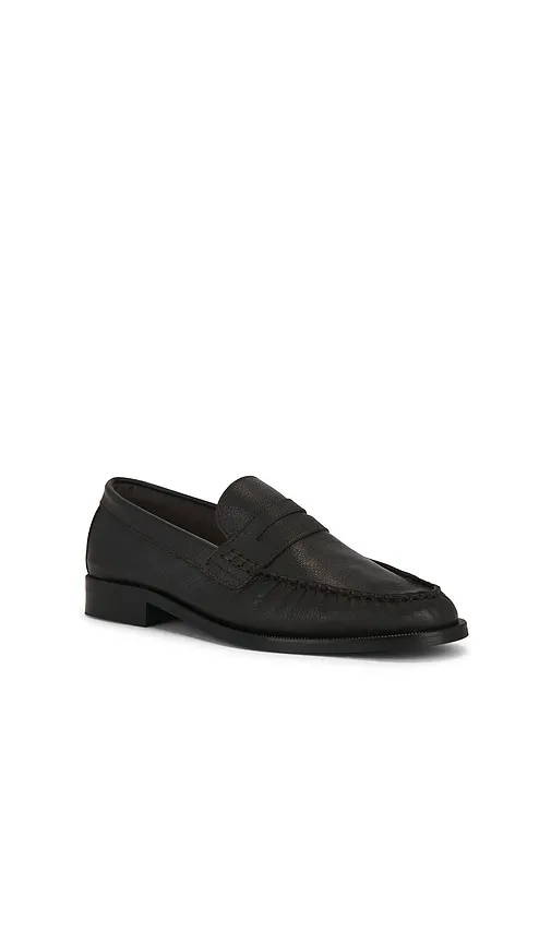 Ezra Pebble Pleated Penny Loafer in Brown. - size 10 (also in 12) - Duke + Dexter - Modalova