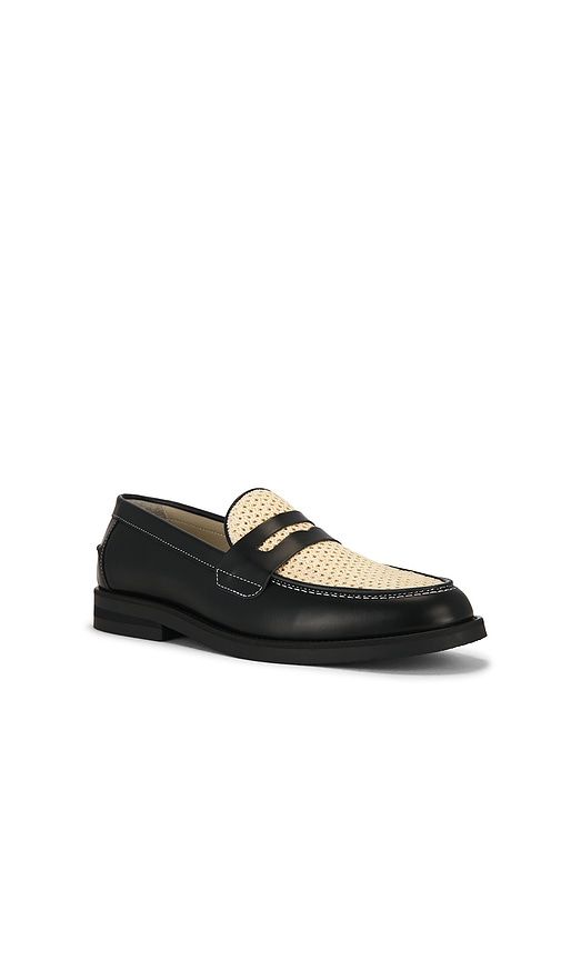 Wilde Rattan Penny Loafer in . - size 12 (also in 9) - Duke + Dexter - Modalova