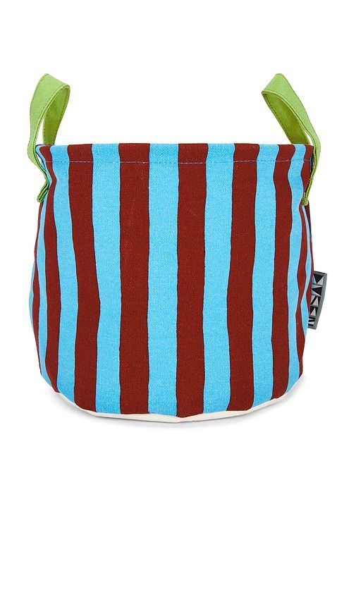 Stripe Canvas Storage Bin in Yellow - Dusen Dusen - Modalova