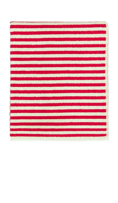 Ladybug Stripe Bath Towel in Beauty: Multi - Dusen Dusen - Modalova
