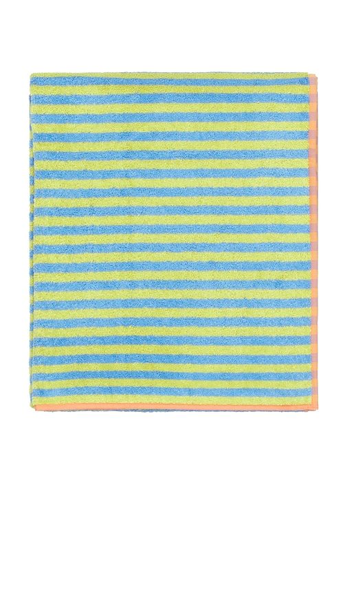 Grasshopper Stripe Bath Towel in Beauty: Multi - Dusen Dusen - Modalova