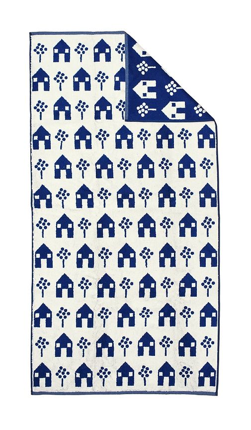 Cottage Bath Towel in Navy - Dusen Dusen - Modalova
