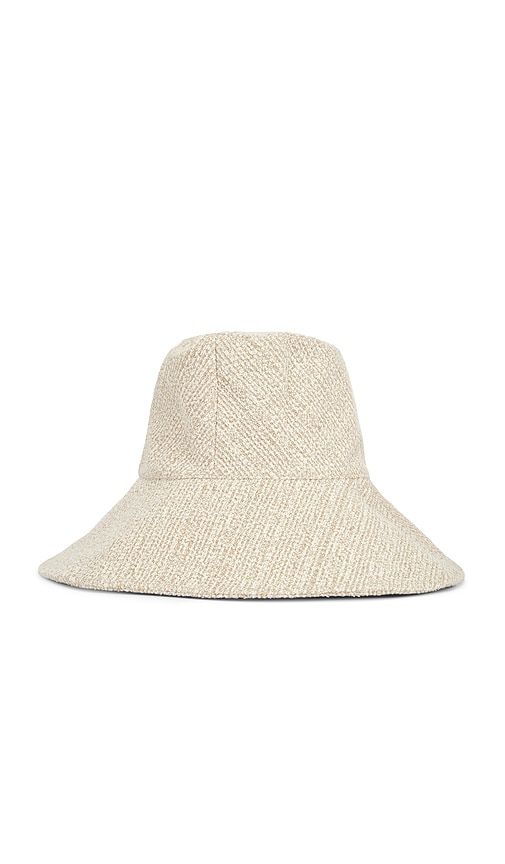 Sun Hat in Cream,Metallic Gold - DEVON WINDSOR - Modalova