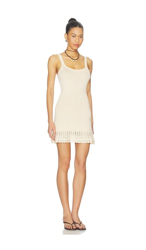 Willamina Dress in Cream. - size L (also in M, S, XL, XS) - DEVON WINDSOR - Modalova