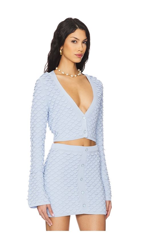 Vittoria Cardigan in Baby Blue. - size L (also in M, S) - DEVON WINDSOR - Modalova