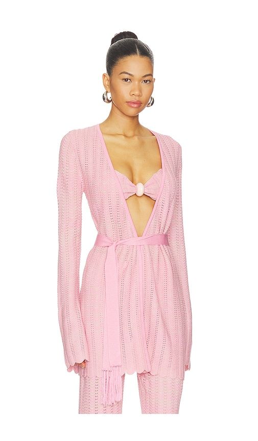 Ginny Robe in Pink. - size L (also in M, S, XL, XS) - DEVON WINDSOR - Modalova