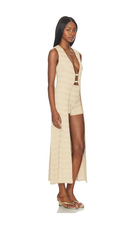 Garcelle Robe in Metallic Gold. - size L (also in M, S, XL, XS) - DEVON WINDSOR - Modalova