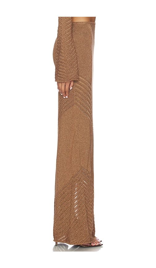 Bria Maxi Skirt in Taupe. - size L (also in M, S, XS) - DEVON WINDSOR - Modalova