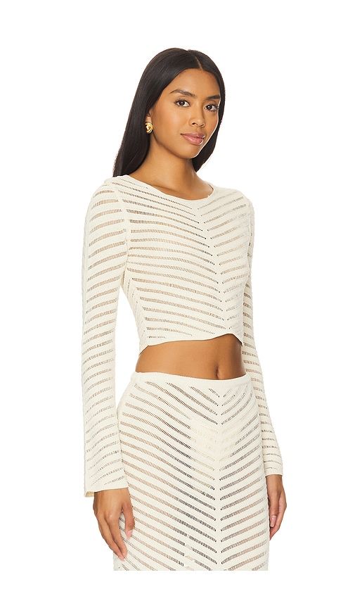 Raya Top in Cream. - size XL (also in S, XS) - DEVON WINDSOR - Modalova