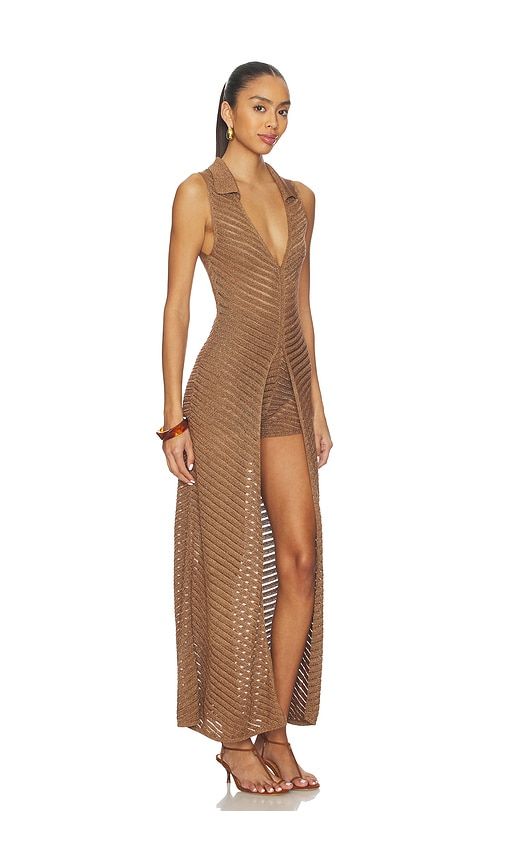 Gretta Top in Taupe. - size L (also in M, S, XS) - DEVON WINDSOR - Modalova